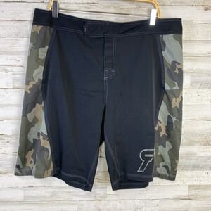 ROKFIT Hybrid Shorts Men 38 Black And Camouflage Board Short Swim Shorts Hiking